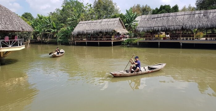Khu du lịch sinh thái Bảy Tiên là điểm thư giãn nổi tiếng ở Cần Thơ.
