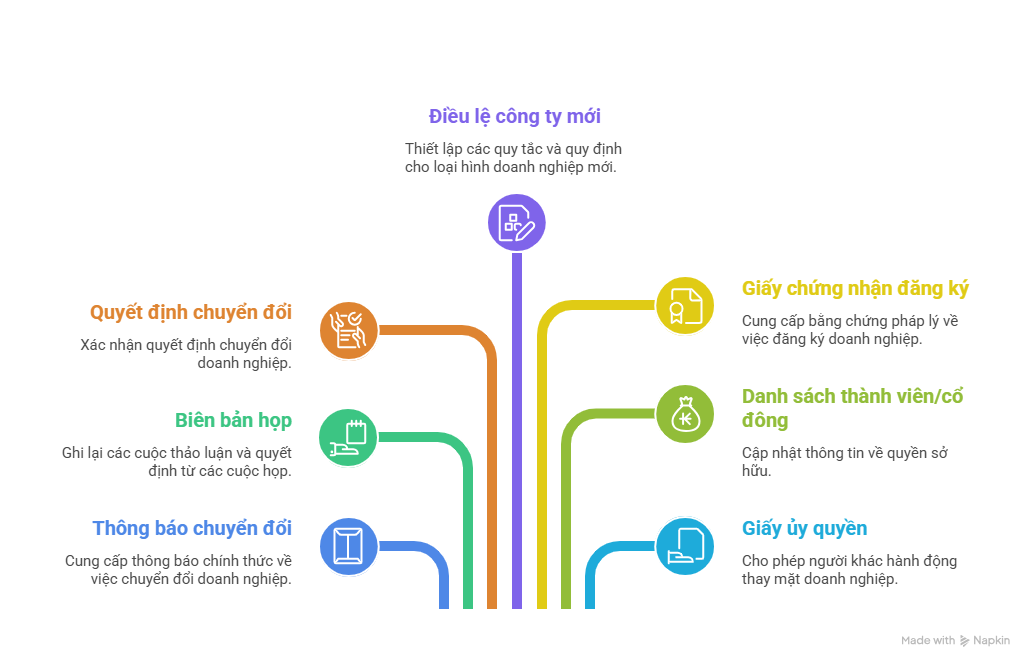Hồ sơ chuyển đổi loại hình doanh nghiệp